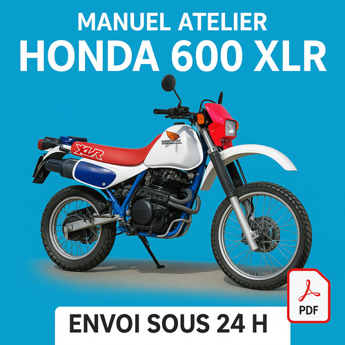 Manuel atelier honda 600 - atelier, xlr