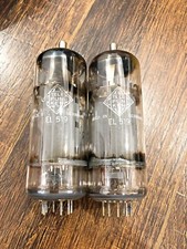 Paire assortie Telefunken EL519 EL509 6KG6 excellente valeur de test