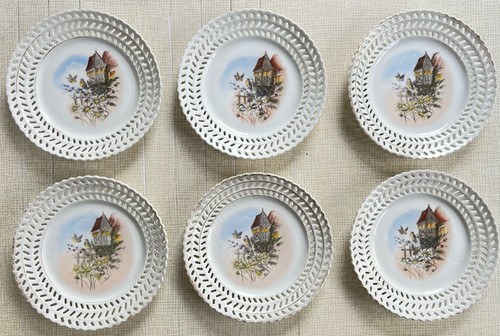 Serie 6 assiettes - 6,