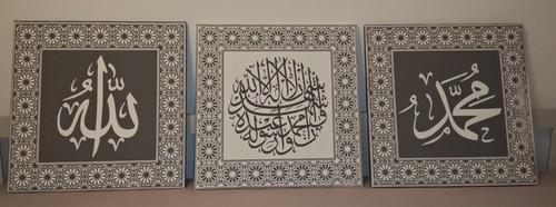 Tableau triptyque plexiglas - tableau, en