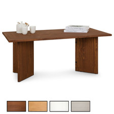 Table basse salon moderne en pin massif design minimaliste