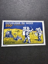 TIMBRE NIGER APOLLO XVII