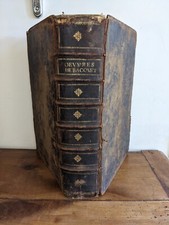 livre ancien-Les oeuvres de Jean Bacquet 6/6 - 1642-44