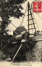 EN MORVAN - Un remorquage (Accident voiture)