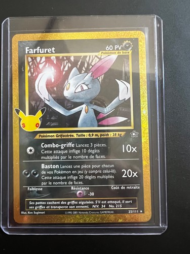 Carte pokémon jcc farfuret - pokémon,