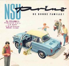Catalogue brochure NSU Prinz 03/ 1958 France