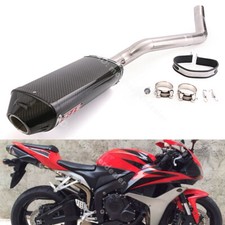 Slip on CBR600RR for Honda 2005-2023 Exhaust Link Pipe Carbon Muffler System