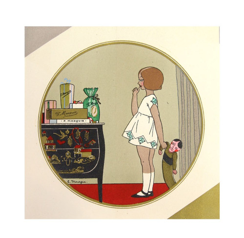 1930 art deco marquis - art,