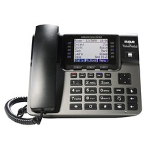 RCA Unison Accessory Desk Station Wireless 4-Line Landline Telephone (U1100)