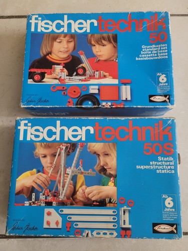 Lot boîtes fischer technik - boîtes,