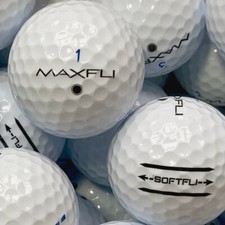 50 Balles De Golf Maxfli Softfli AAA/AAAA Qualité Lakeballs