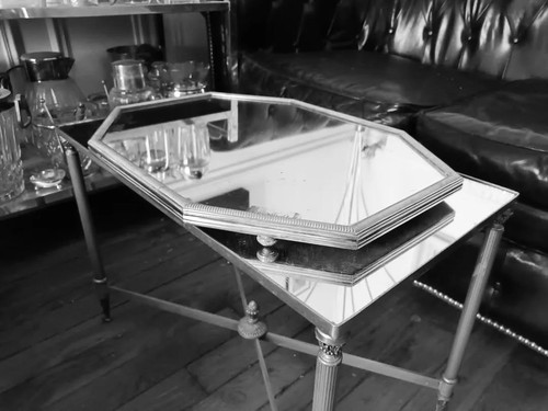 Rare surtout miroir - surtout, centre