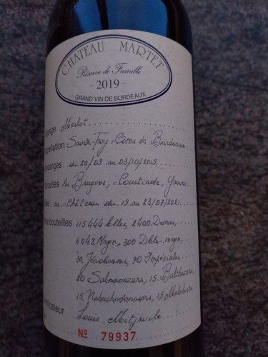 Bouteilles chateau martet - bouteilles,