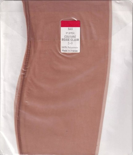 Bas nylon gerbe couture - nylon,