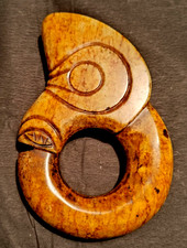 Dragon C Jade Hetian ancienne sculpture 18 centimètres culture Hongshan