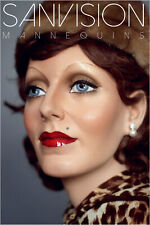 Rare vintage HINDSGAUL Plus Size Mannequin TORSO bust head Schaufensterpuppe