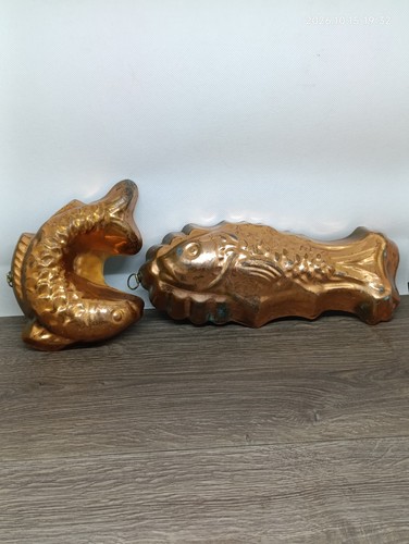Ancien moule poisson - ancien,