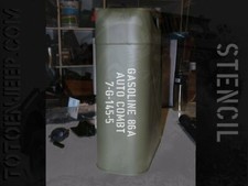 POCHOIR REUTILISABLE MARQUAGE JERRYCAN JERRICAN GAS R15 jeep willys dodge us ww2