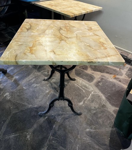 Table bistrot marbre - table,