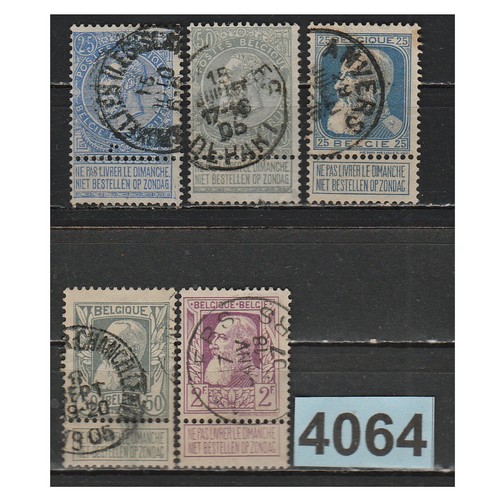 4064 belgique 1893 1905 lot - 4064,