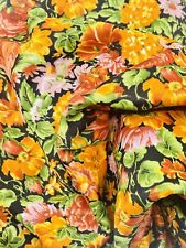 Coupon  Tissu Jersey Fleuri