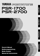 Yamaha PSR-1700 PSR-2700