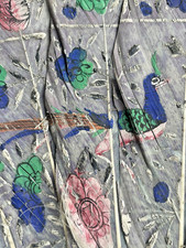 Ancien éventail en plumes