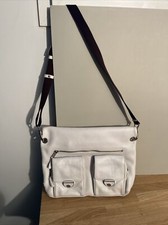 Grand Sac À Main Bandoulière Femme Le Tanneur En Cuir Blanc