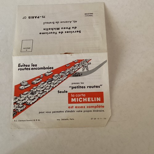 Michelin dépliant papier - michelin,