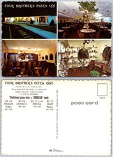 Continental Four Brothers Pizza Inn Americana NY Postcard
