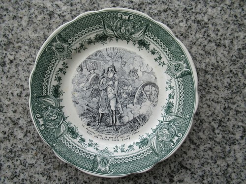 Assiette parlante napoleon - assiette,