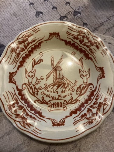 Petite assiette moulin des - assiette,