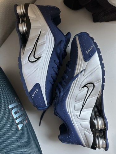 Nike shox bleue - shox, argenté