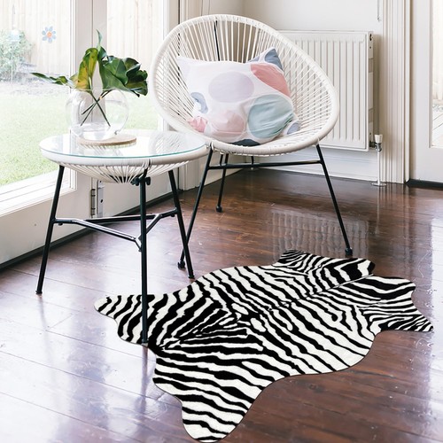 Petit tapis imprimé zèbre - ,