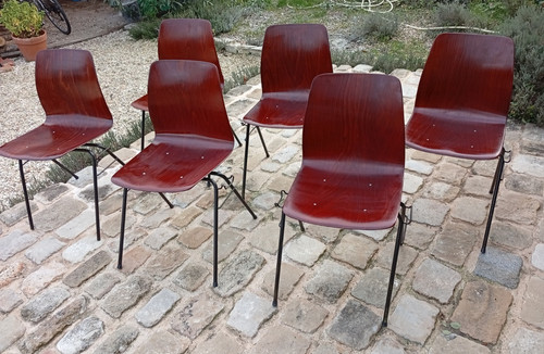 Série chaises bois - série, de