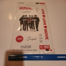 One Direction 1D+OD Office Depot 7 Decal Stickers NEW 2013