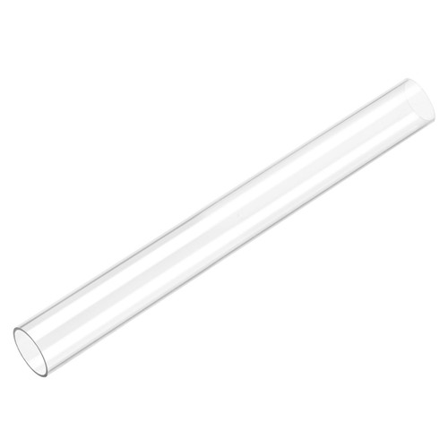 2pcs transparent rigide tube - transparent,