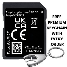 V20 Latest! Mercedes Garmin SD V20 A2189062704 2024 2025 Map Pilot A Class