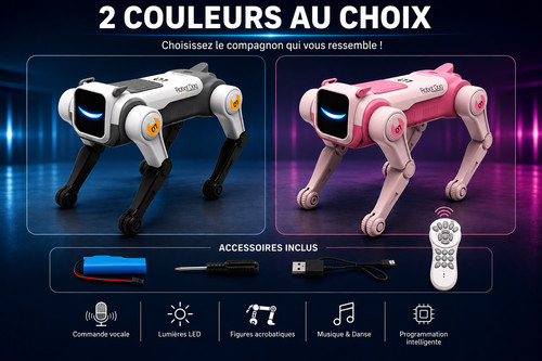 Robot chien intelligent rc - robot,