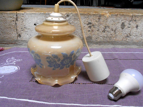 Ancienne suspension plafonnier - suspension,