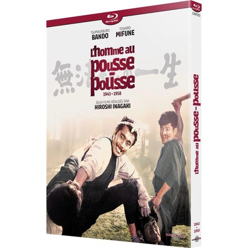 Homme pousse - au, pousse-pousse