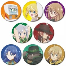 Complete set of 8 badges/pins