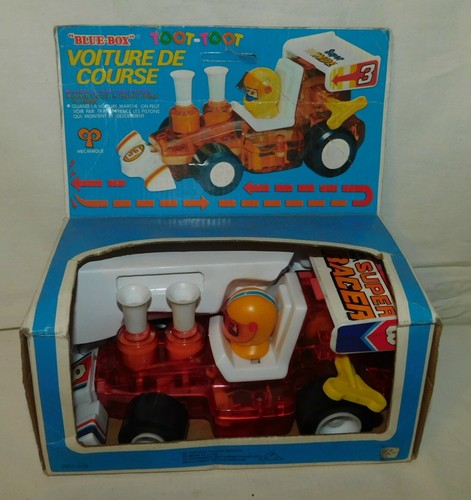 Old blue box toy formula - blue,