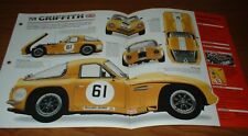 1964 TVR GRIFFITH 400 RACING SPEC SHEET BROCHURE PHOTO POSTER PRINT INFO 64★★
