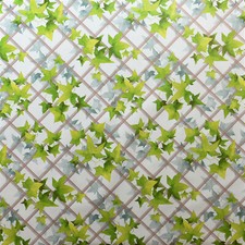 Nappe de Table en Toile Cirée Lierre Vert C103.1 Carré Rond Oval