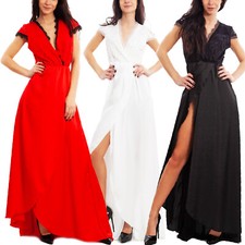 Robe Femme Longue Élégante Pour Cérémonie Corsage En Dentelle TOOCOOL JL-2777-1