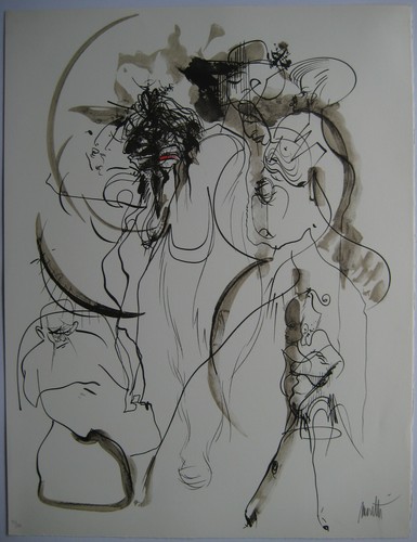 Moretti raymond lithographie - moretti,