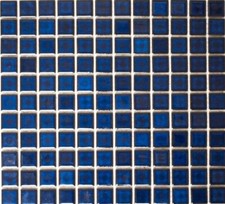 Mosaïque Uni Bleu Cobalt