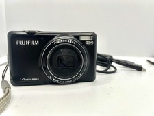 Fujifilm Digital Camera FinePix JX370 14.0MP Black Tested W Battery And Charger