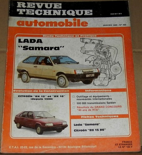 Revue technique lada samara - revue,